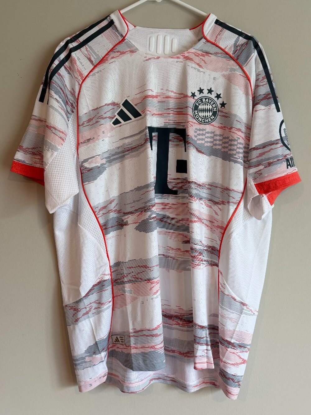 Adidas JJ2145 Mens 2XL Bayern Munich Alternate Jersey 25/26 White